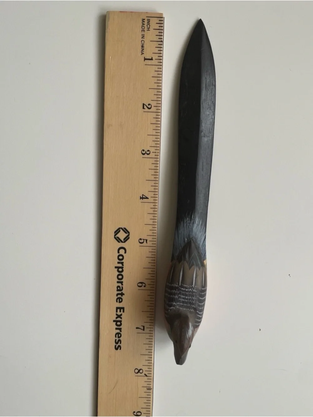 Hand-Painted Wooden‎ Bird Letter Opener - Multicolor